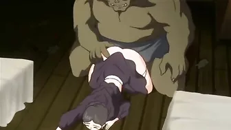 Huge Busty Cartoon Anime Porn Video - Monster Fucks Futagirl with Big Tits