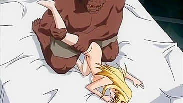 Huge Busty Cartoon Anime Porn Video - Monster Fucks Futagirl with Big Tits