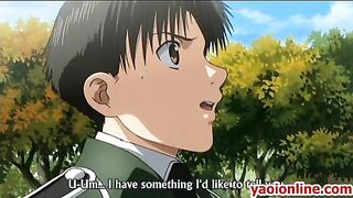 Hentai Guy Fucks Boyfriend from Back in Cartoon Anime