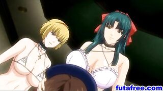 Group Busty Cartoon Girls Having Hot Sex