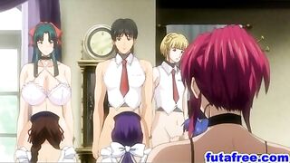 Group Busty Cartoon Girls Having Hot Sex