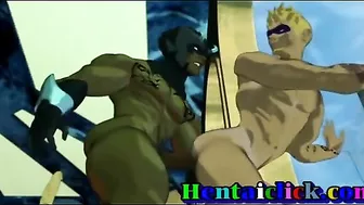 Hardcore Anime Gay Group Gangbang