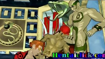 Hardcore Anime Gay Group Gangbang