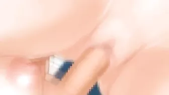 Hentai Cartoon Anime Featuring Big Busted Shemale Poking Hard in Tight Pussy