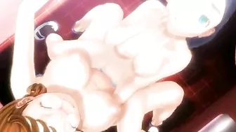 Hentai Cartoon Anime Featuring Big Busted Shemale Poking Hard in Tight Pussy