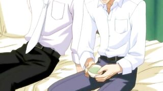 Hentai Couple's Steamy Makeout Session