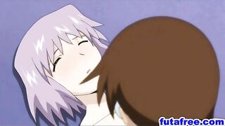 Anime Couple Gets Freaky in Futanari Sex Scene