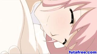 Anime Couple Gets Freaky in Futanari Sex Scene