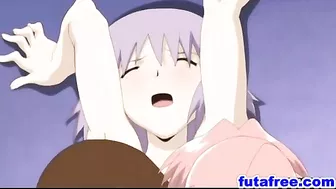 Anime Couple Gets Freaky in Futanari Sex Scene