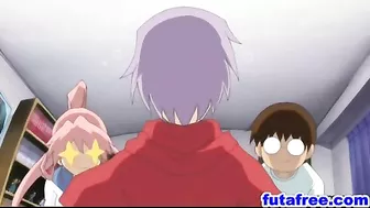Anime Couple Gets Freaky in Futanari Sex Scene