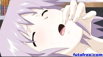 Anime Couple Gets Freaky in Futanari Sex Scene