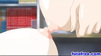 Anime Couple Gets Freaky in Futanari Sex Scene