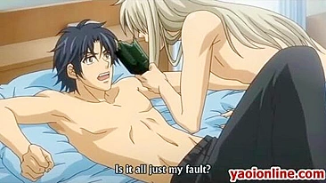 Two Hentai Guys Naked In Room - Cartoon Anime Porn Video