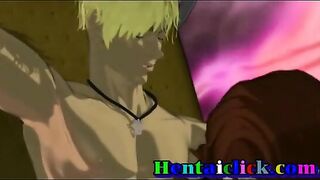 Hentai Gay Fuck Video Featuring Muscular Anime