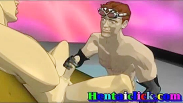 Hentai Gay Fuck Video Featuring Muscular Anime