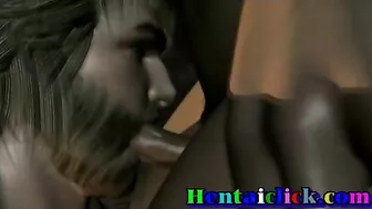 Hardcore Bareback Fucking of Muscular Gay Couple in Anime Hentai