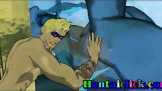 Hardcore Gay Group Gangbang Toon Porn - Muscular Anime Fuck