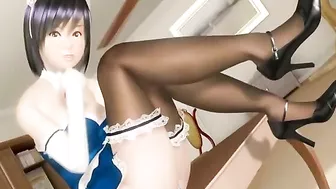 Shemale Maid Fucked and Cummed in Hardcore Hentai Anime