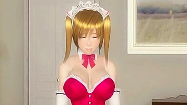 Shemale Maid Fucked and Cummed in Hardcore Hentai Anime