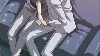 Hentai gay hardcore fucked on sofa