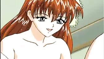 Hentai Maid Shemale Trio Gangbanged in Hardcore Fuck and Gangbang