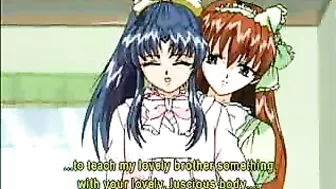 Hentai Maid Shemale Trio Gangbanged in Hardcore Fuck and Gangbang