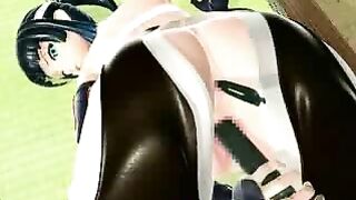 Shemale Fucks Partner in Hardcore Hentai and Anime Scene