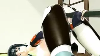 Shemale Fucks Partner in Hardcore Hentai and Anime Scene