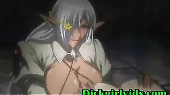 Busty Anime Shemale Bareback Fucked