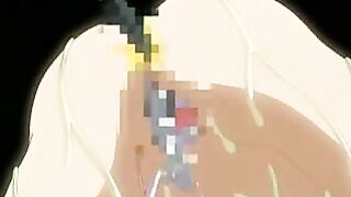 Tormented hentai babe poked hard by a dickgirl