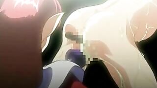 Tormented hentai babe poked hard by a dickgirl