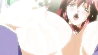 Tormented hentai babe poked hard by a dickgirl