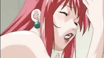 Hentai hot blowjobs and gets fucked, bondage, toon sex, hentai, fuck