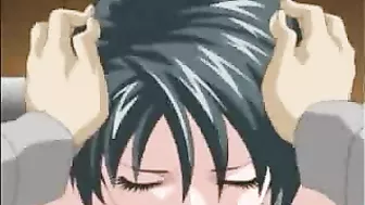 Anime Jerked and Slammed by Pervert - Bondage, Hentai Fuck