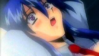 Hentai Shemale Fucks Tied Girl with Dildo in Cartoon Anime Porn