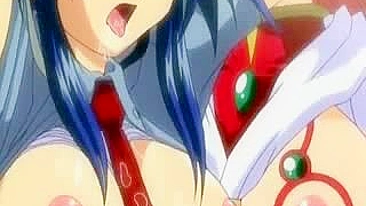 Hentai Shemale Fucks Tied Girl with Dildo in Cartoon Anime Porn