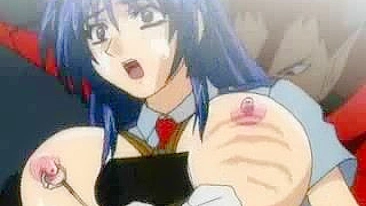 Hentai Shemale Fucks Tied Girl with Dildo in Cartoon Anime Porn
