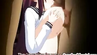 Hungry Busty Hentai Chick with Multiple Dicks in Anime Cartoon Big Tit Blowjob