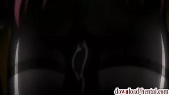 Hungry Busty Hentai Chick with Multiple Dicks in Anime Cartoon Big Tit Blowjob