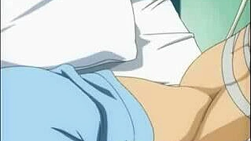 Anime Nurse Gets Fucked Hard in Bed - Hentai Porn Video
