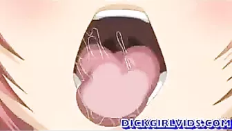 Anime Girl Gets Pumped By Shemale - Hentai Fuck Hardcore