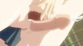 Hentai Cock Blows and Squirts, Anime Toon Shemale Blowjob Cum