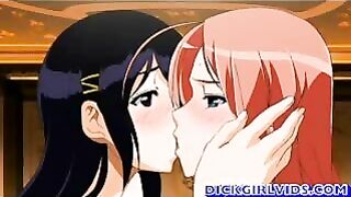 Hentai Girl Fucked by Futanari Girl - Anime, Shemale, Toon, Hentai, Fuck, Hardcore