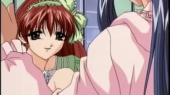 Hentai Babe with Dildo Fucks Shemale in Free Porn Cartoon