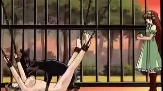 Hentai Babe with Dildo Fucks Shemale in Free Porn Cartoon