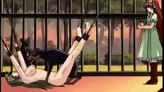 Hentai Babe with Dildo Fucks Shemale in Free Porn Cartoon Hentai Babe with Dildo Fucks Shemale in Free Porn Cartoon