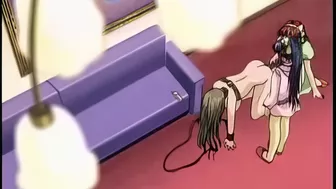 Hentai Babe with Dildo Fucks Shemale in Free Porn Cartoon