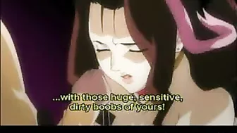 Hardcore Blowjob and Fucking of Anime Girl with Huge Penis