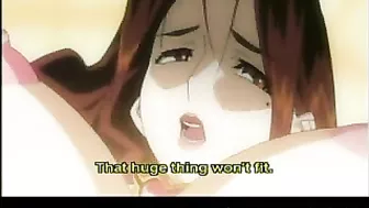 Hardcore Blowjob and Fucking of Anime Girl with Huge Penis
