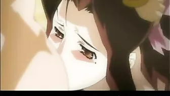 Hardcore Blowjob and Fucking of Anime Girl with Huge Penis